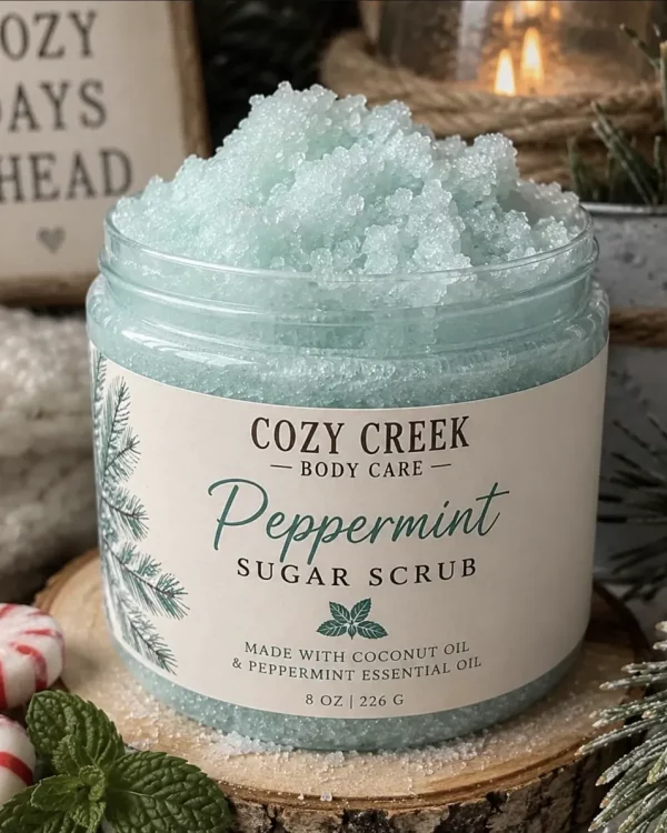 Peppermint Sugar Scrub